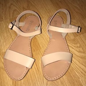 Nude sandals